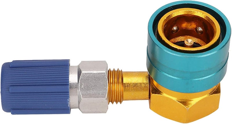 CHICIRIS R1234YF to R134A Adapter, R1234Rf to R134A Quick Coupler Car Air Conditioning Refill Adapter (Right Angle - Image 5